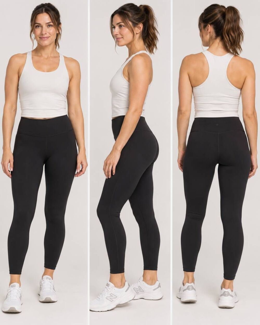 Lululemon Wunder Under Pant Size 8 Black Luon Leggings 29" Inseam Yoga